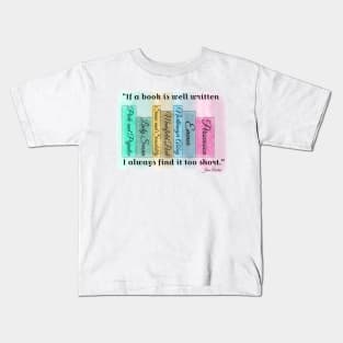 If a Book is Well Written... Kids T-Shirt